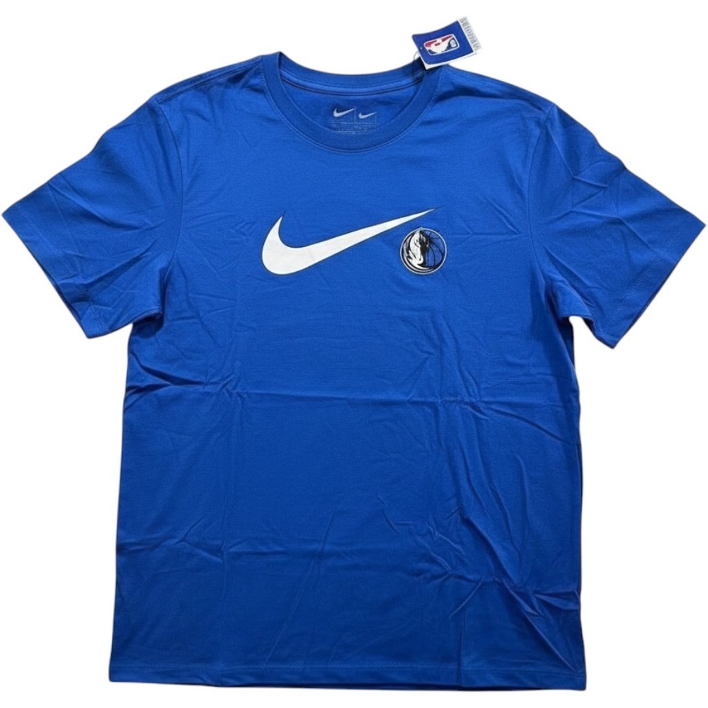 Nike Men's NBA Dallas Mavericks Essential Swish T-shirt Blue, XXL
